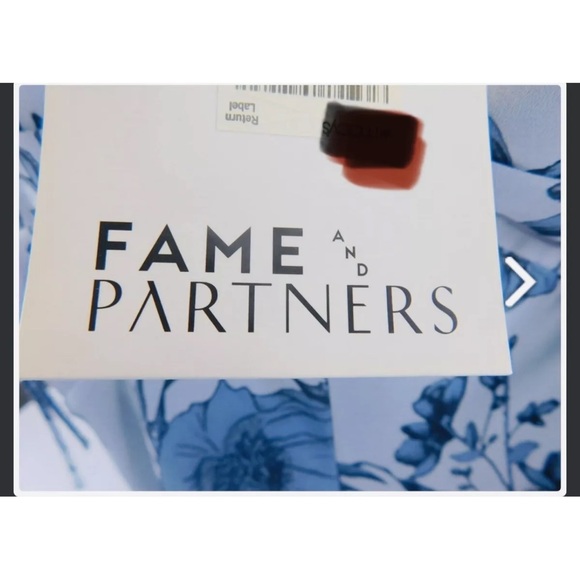 Fame And Partners Beckham Floral Ruffle Maxi Dress Pink Size 4 $249 MSRP - Picture 6 of 13